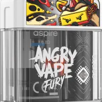 POD - Brusko - Angry Vape Fury - Белый (White) - 15вт - 4,5мл - 650mAh